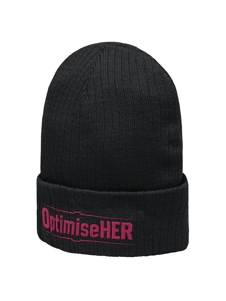 OptimiseHER Bold Pink Beanie product image (2)