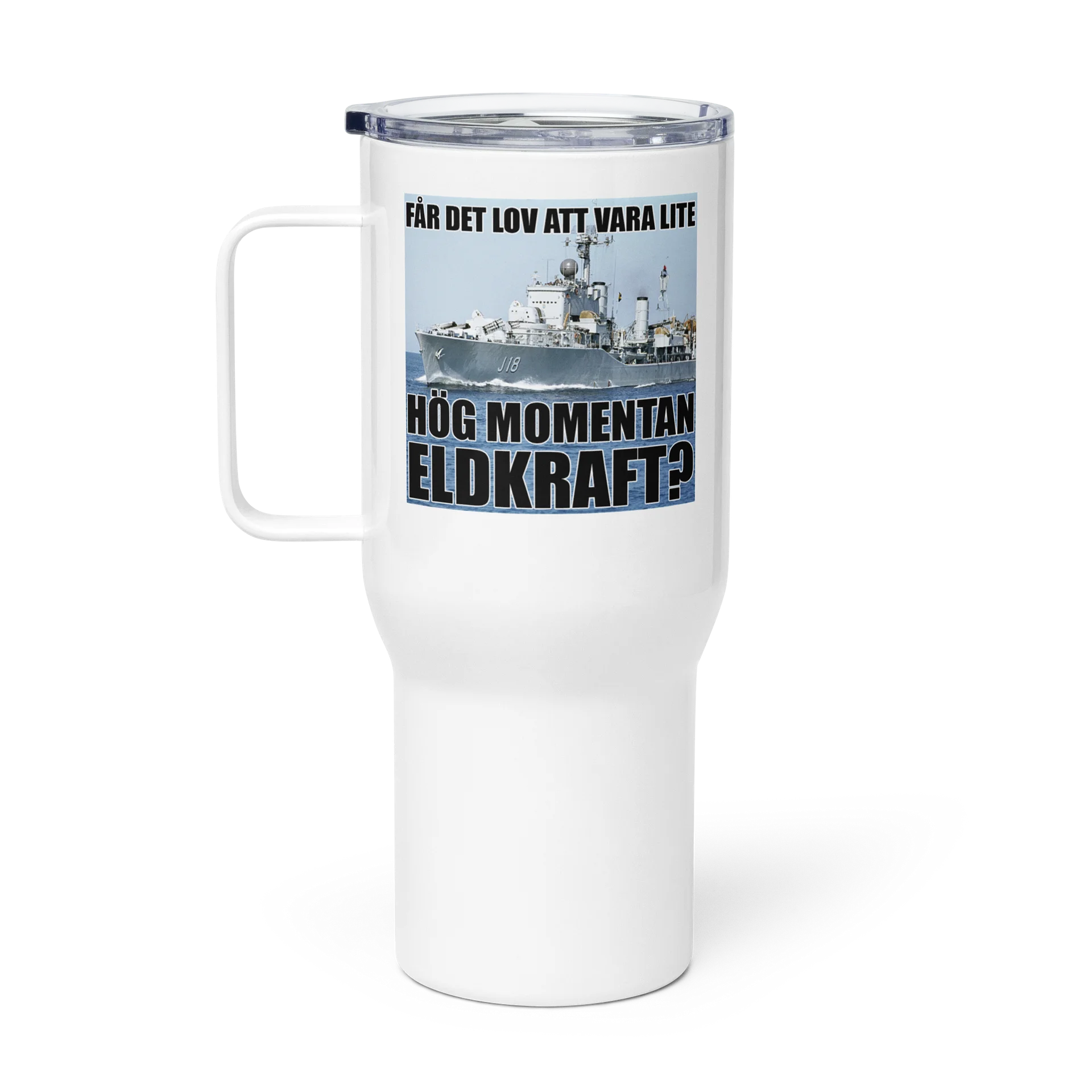 Får det lov att vara lite hög momentan eldkraft? -Halland (Termosmugg) product image (1)