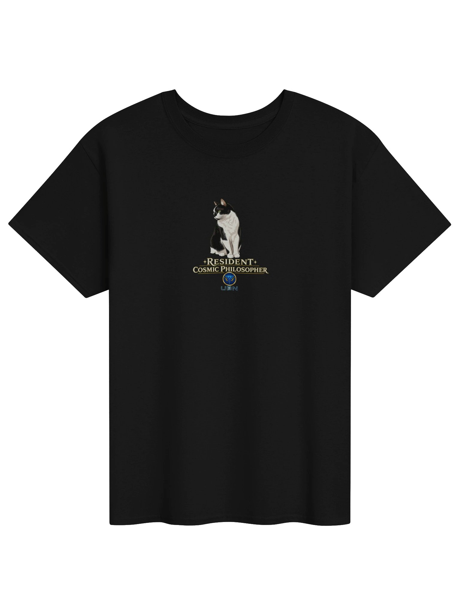 Cosmic Philosopher Tee (Mister Kitty) product image (1)