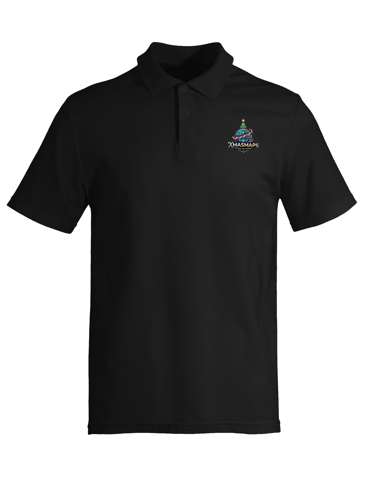 XmasMaps "Navigate the Holidays" Classic Polo product image (10)