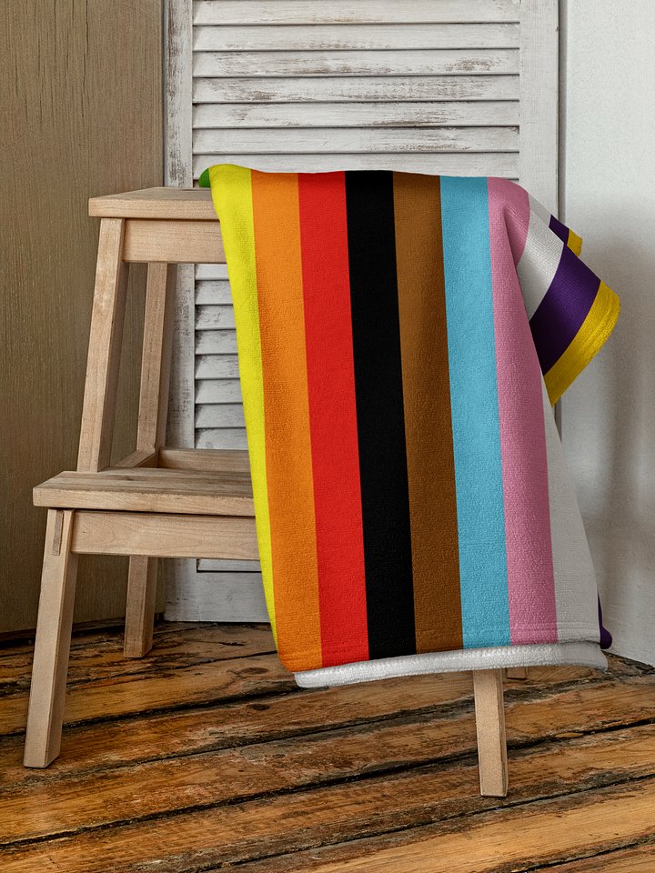 Pride Stripes beach towel product image (2)