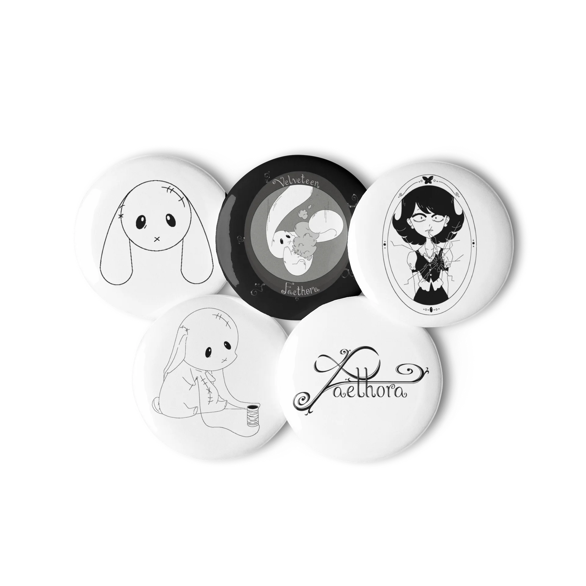 Faethora Velveteen Pin Set product image (2)