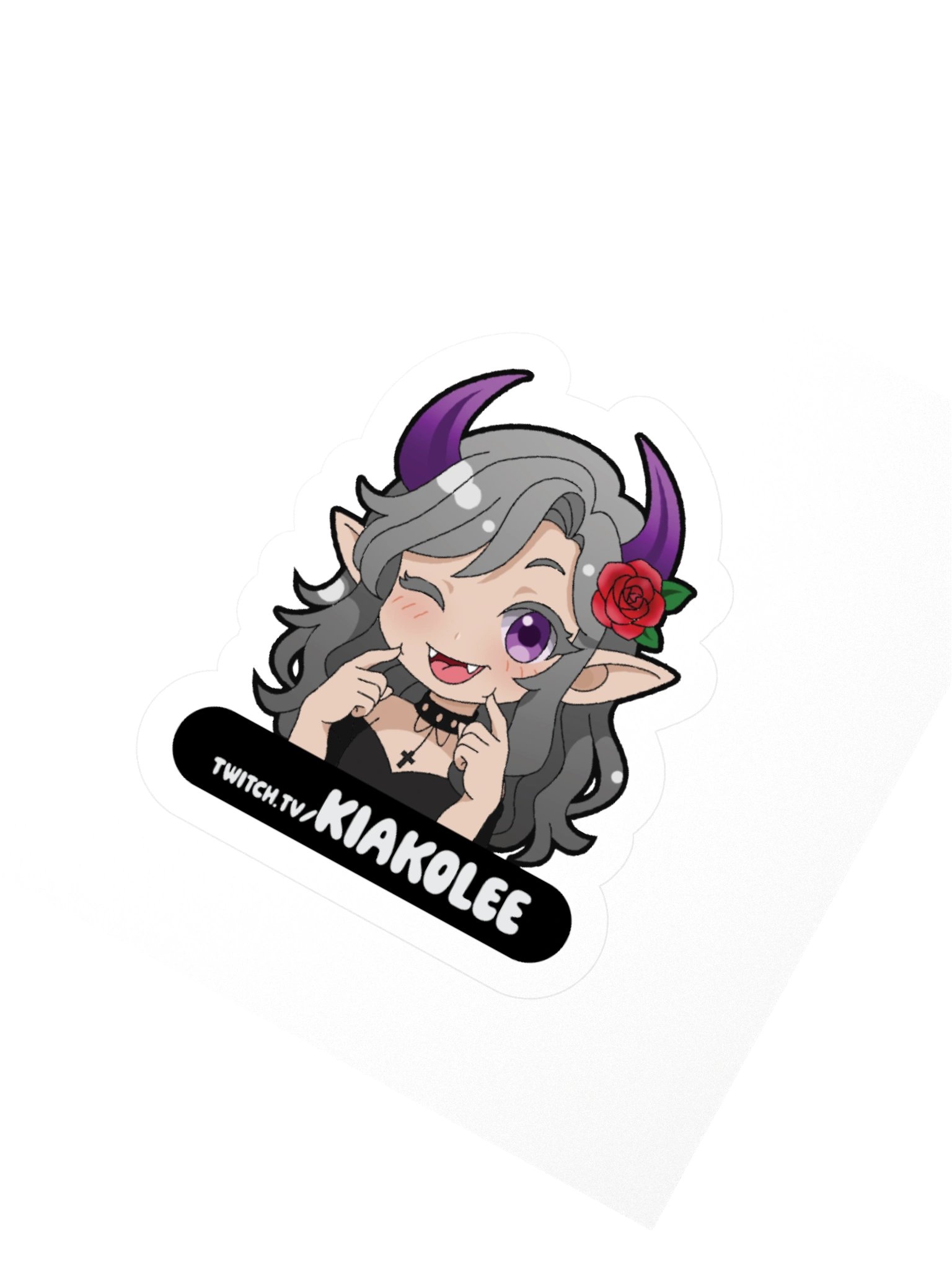 Devilishly Cute Kiako Sticker product image (6)