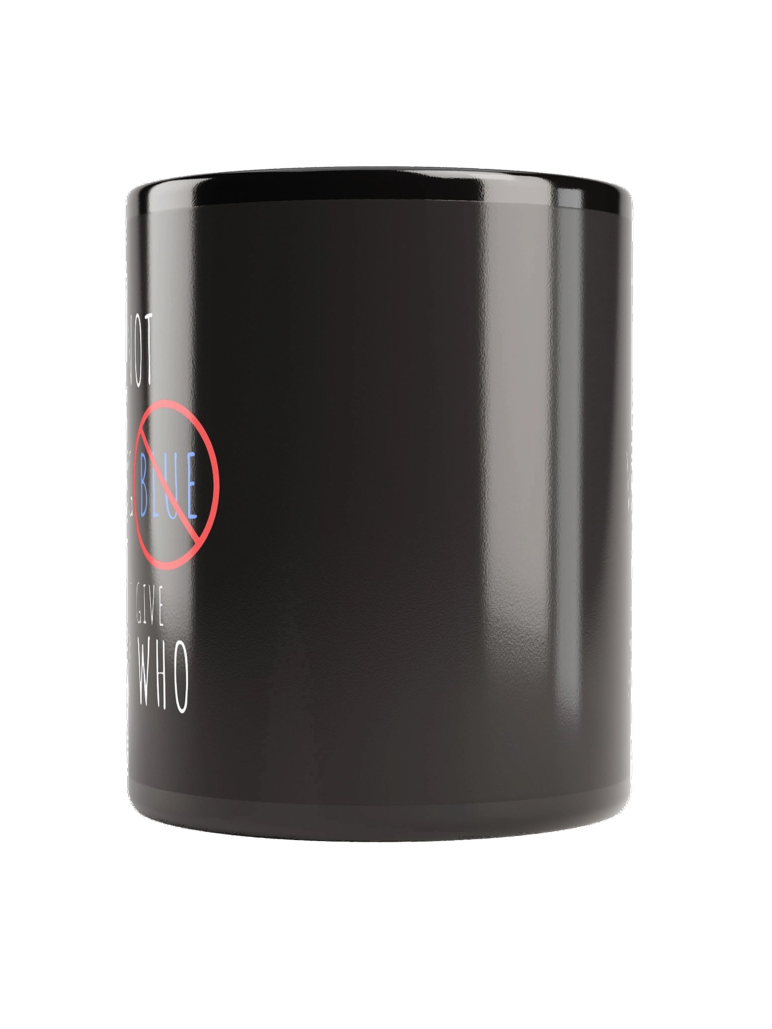 The Not Voting Blue Mug - Black product image (3)