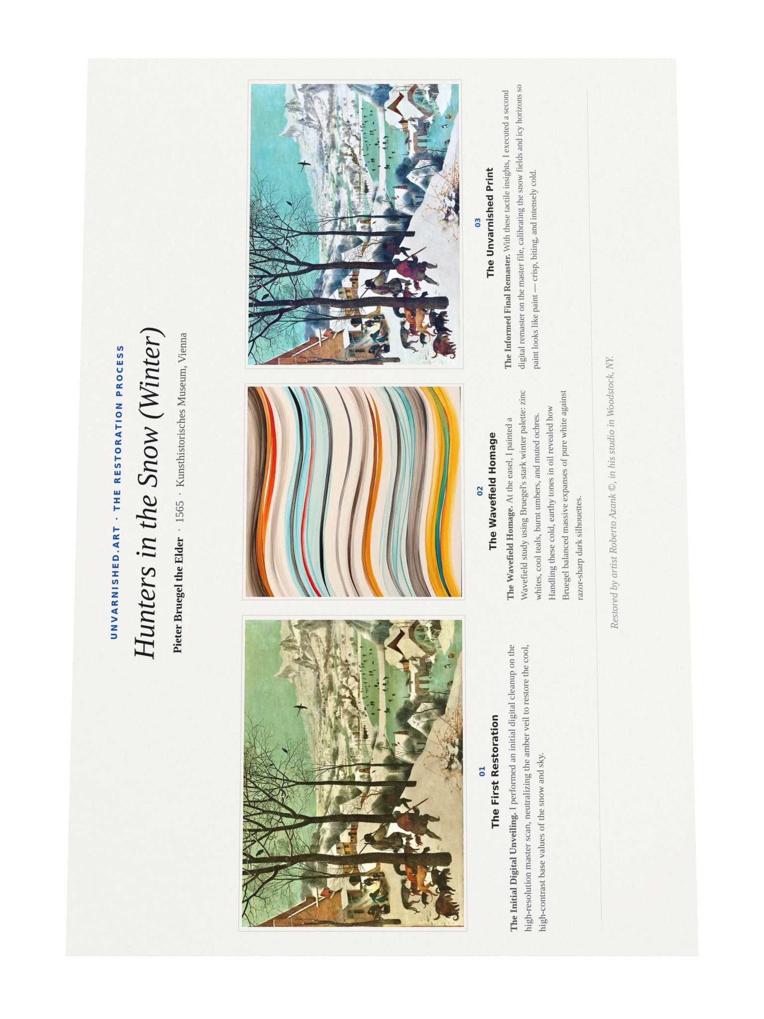 Hunters in the Snow (Winter) — Process Poster product image (4)