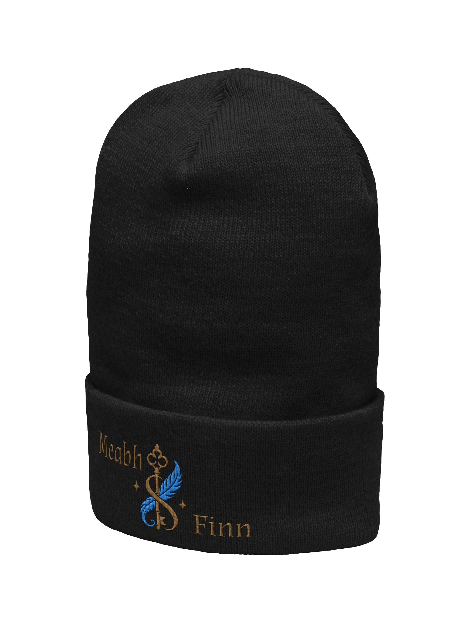 Keys & Feathers | Meabh & Finn Embroidered Beanie product image (2)