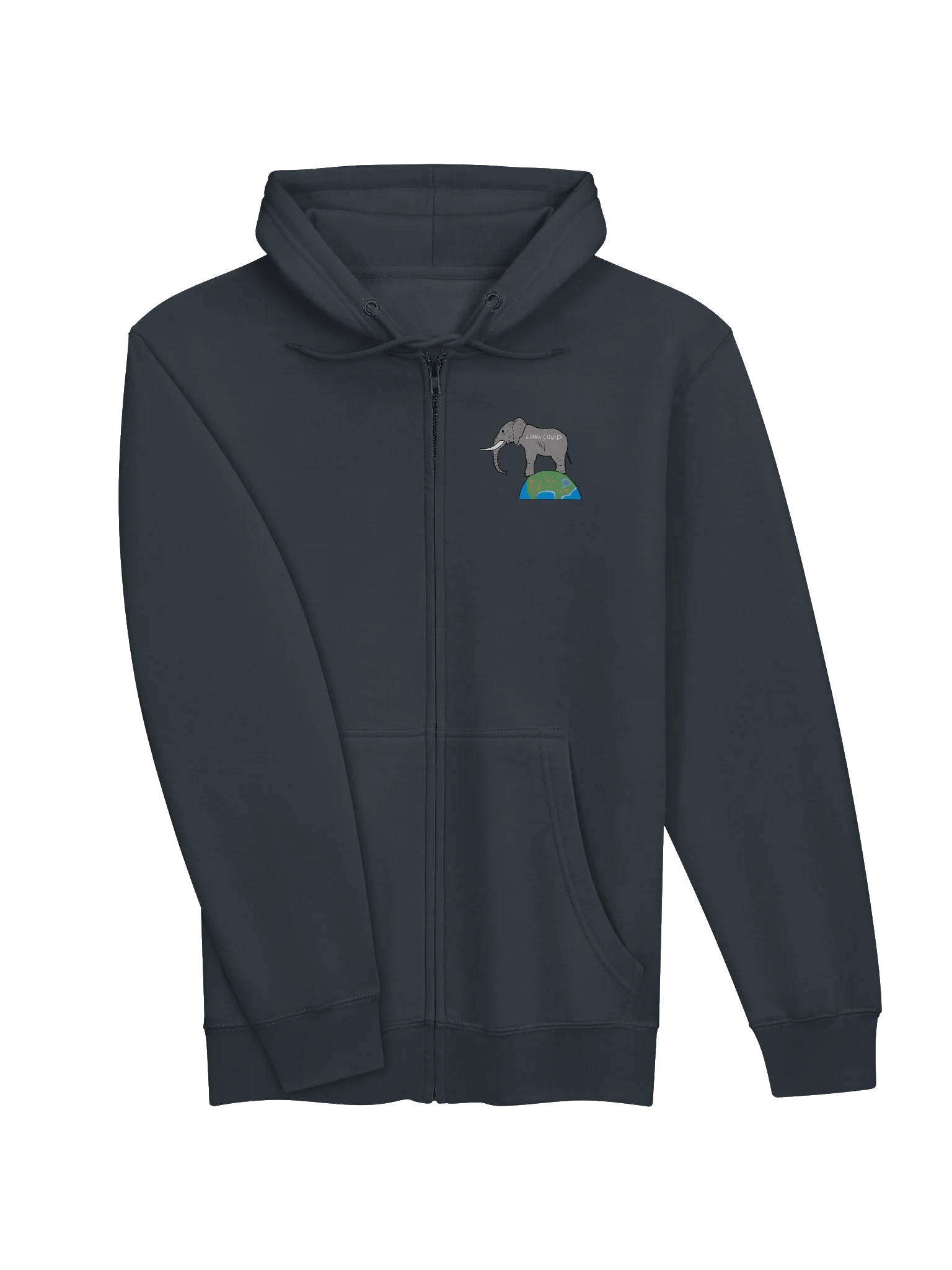 Elephant In The Room zip hoodie (Covid) product image (3)