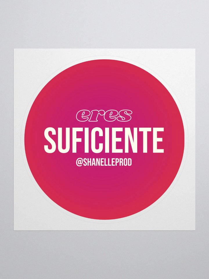 Sticker SUFICIENTE product image (1)