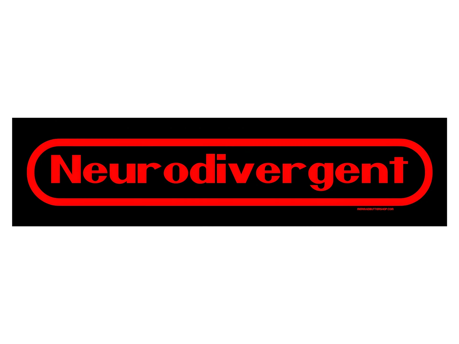 Nintendo AuDHD Bumper Sticker product image (1)