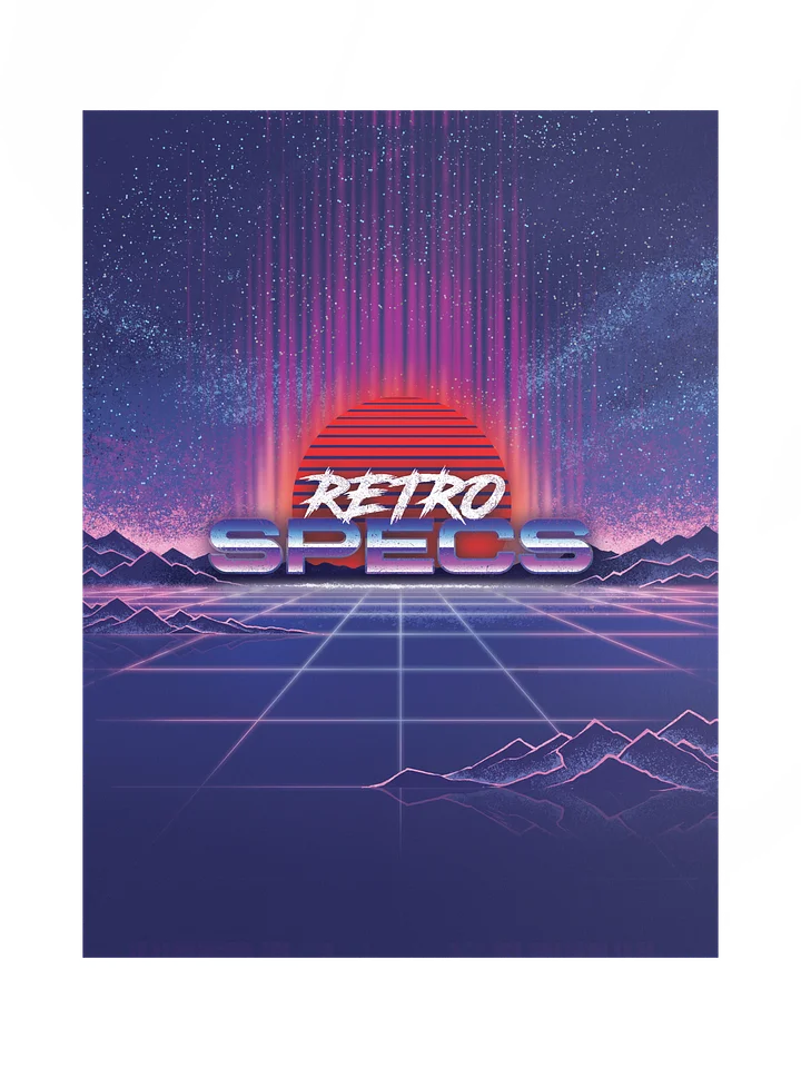 RETRO SPECS: Rad Landscape Poster product image (1)