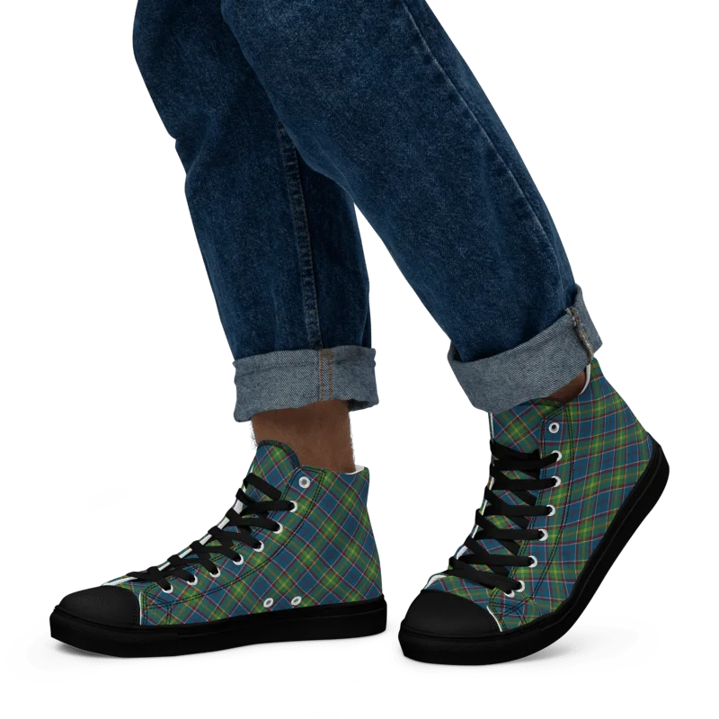 Ayrshire Tartan Men's High Top Shoes product image (5)