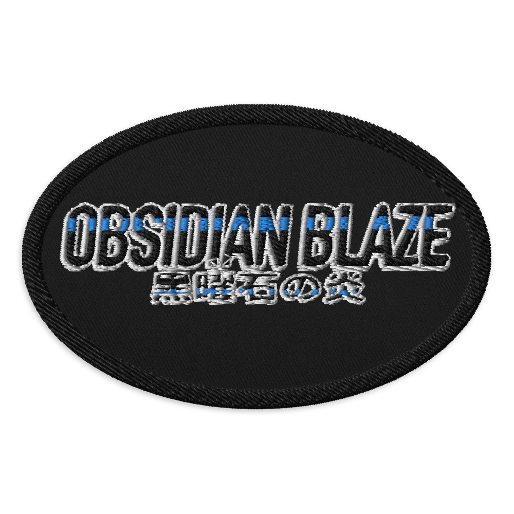 Obsidian Blaze Logo Patch product image (1)