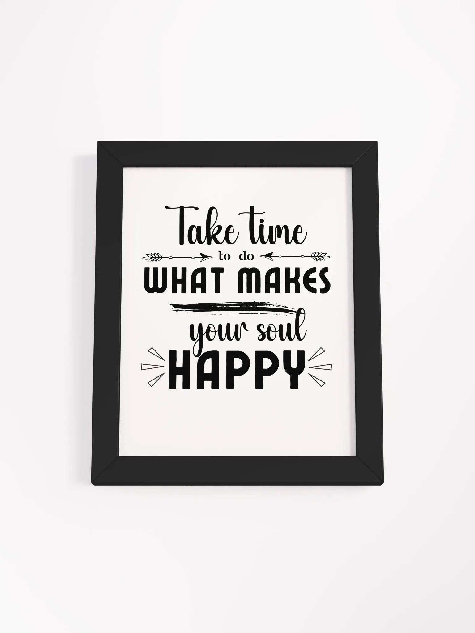 Happy Soul Organic Framed Poster product image (2)
