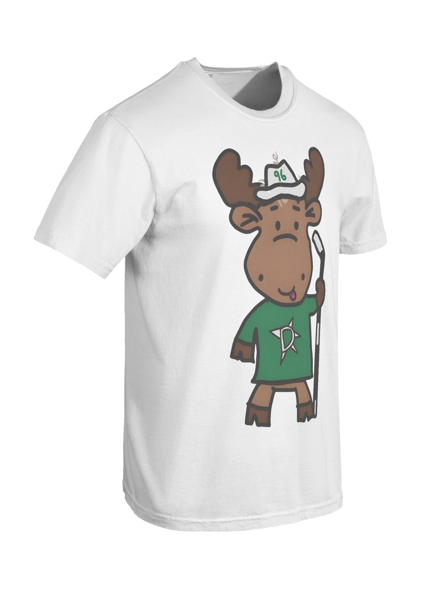 Dallas Stars Doodle Moose T-Shirt product image (5)