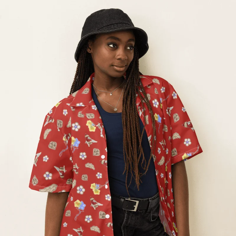 Tribbie Pattern Button Down Shirt product image (3)