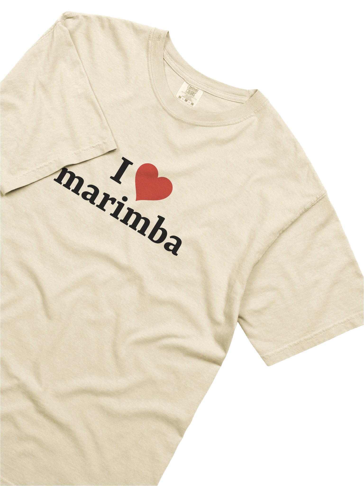 I <3 marimba | short sleeve comfort colors t-shirt product image (6)