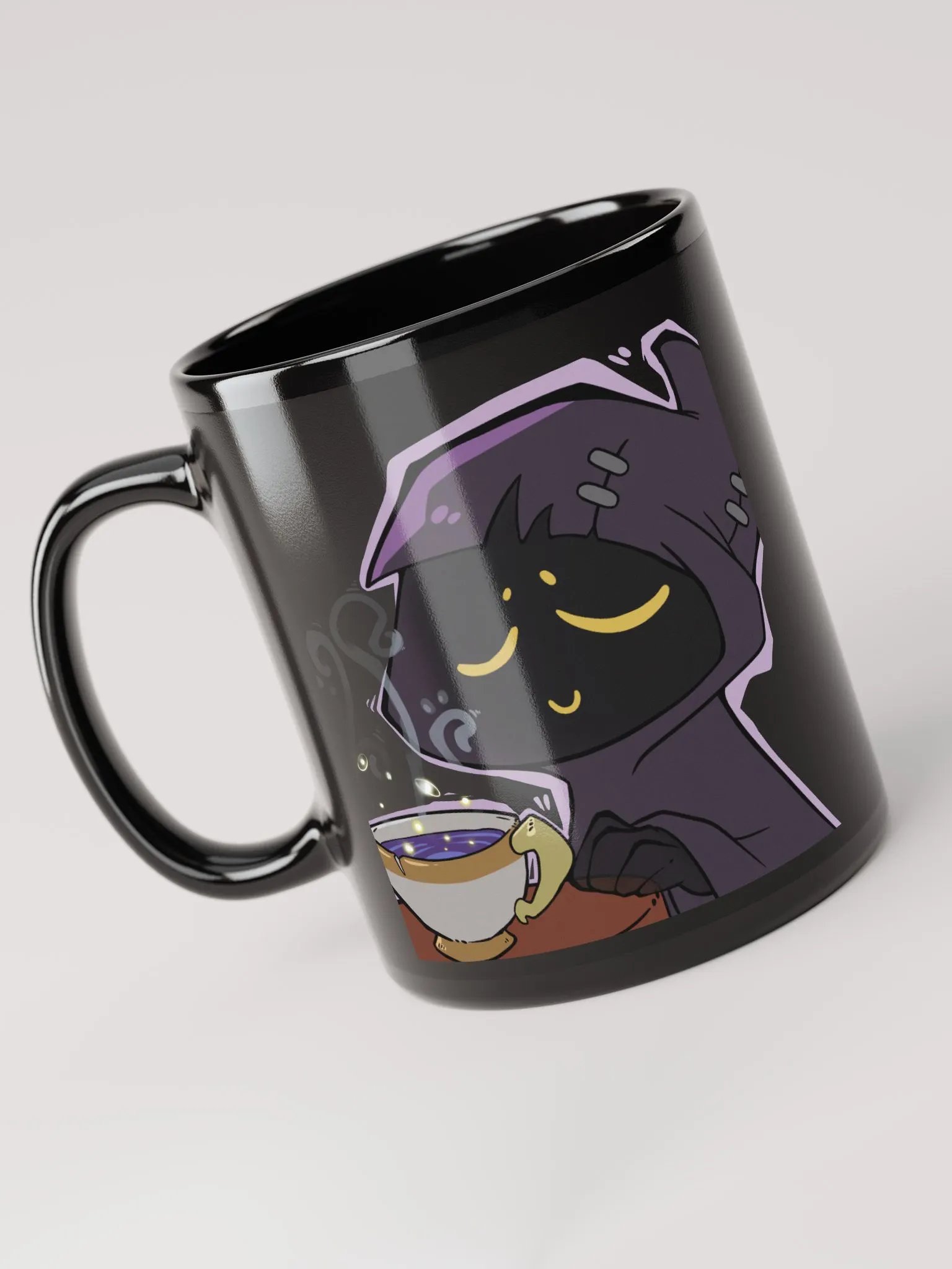 Lurking with Tea Black Mug product image (3)