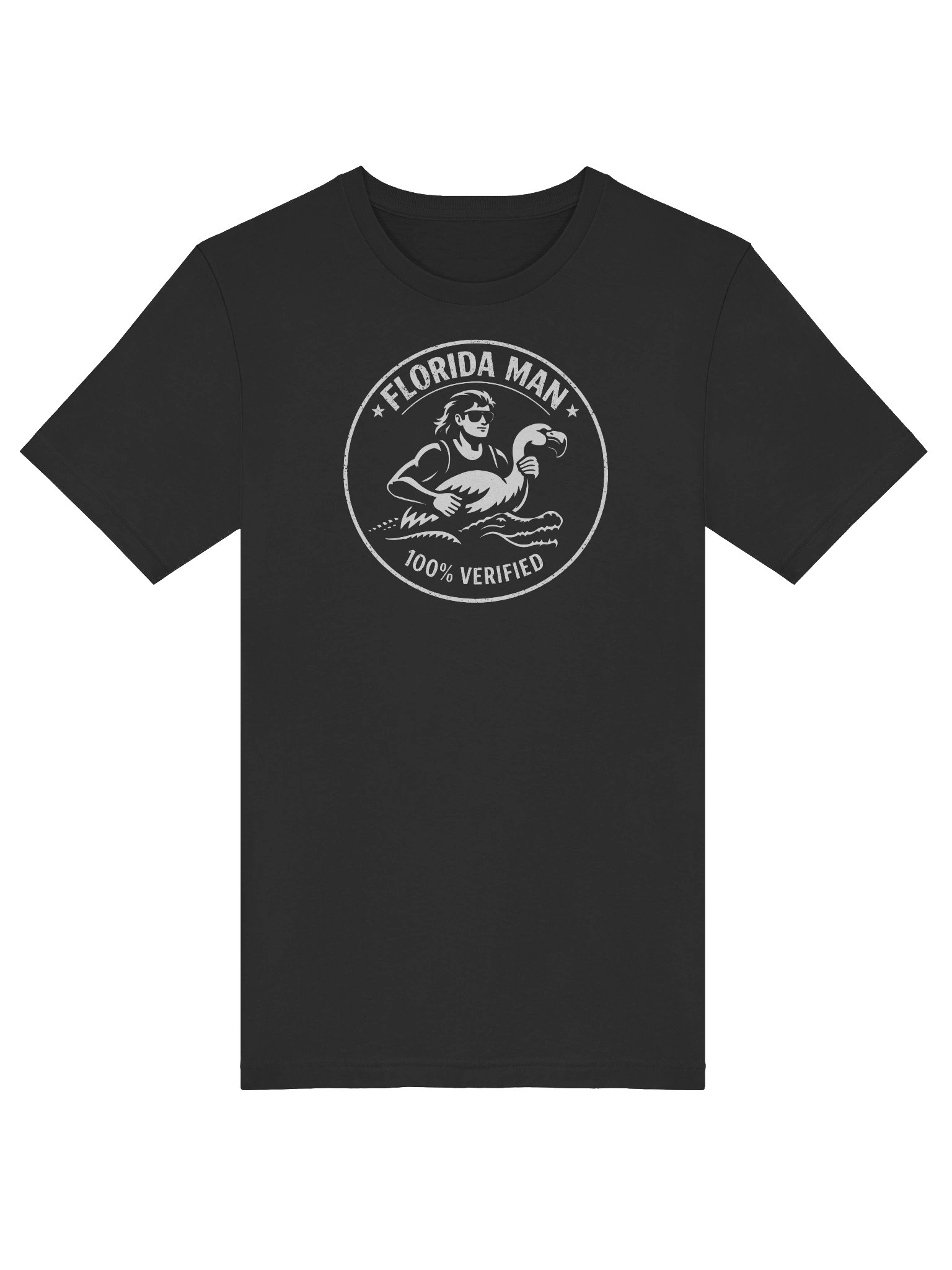 Official Florida Man Seal T-Shirt - Satirical Sunshine State Gear product image (5)
