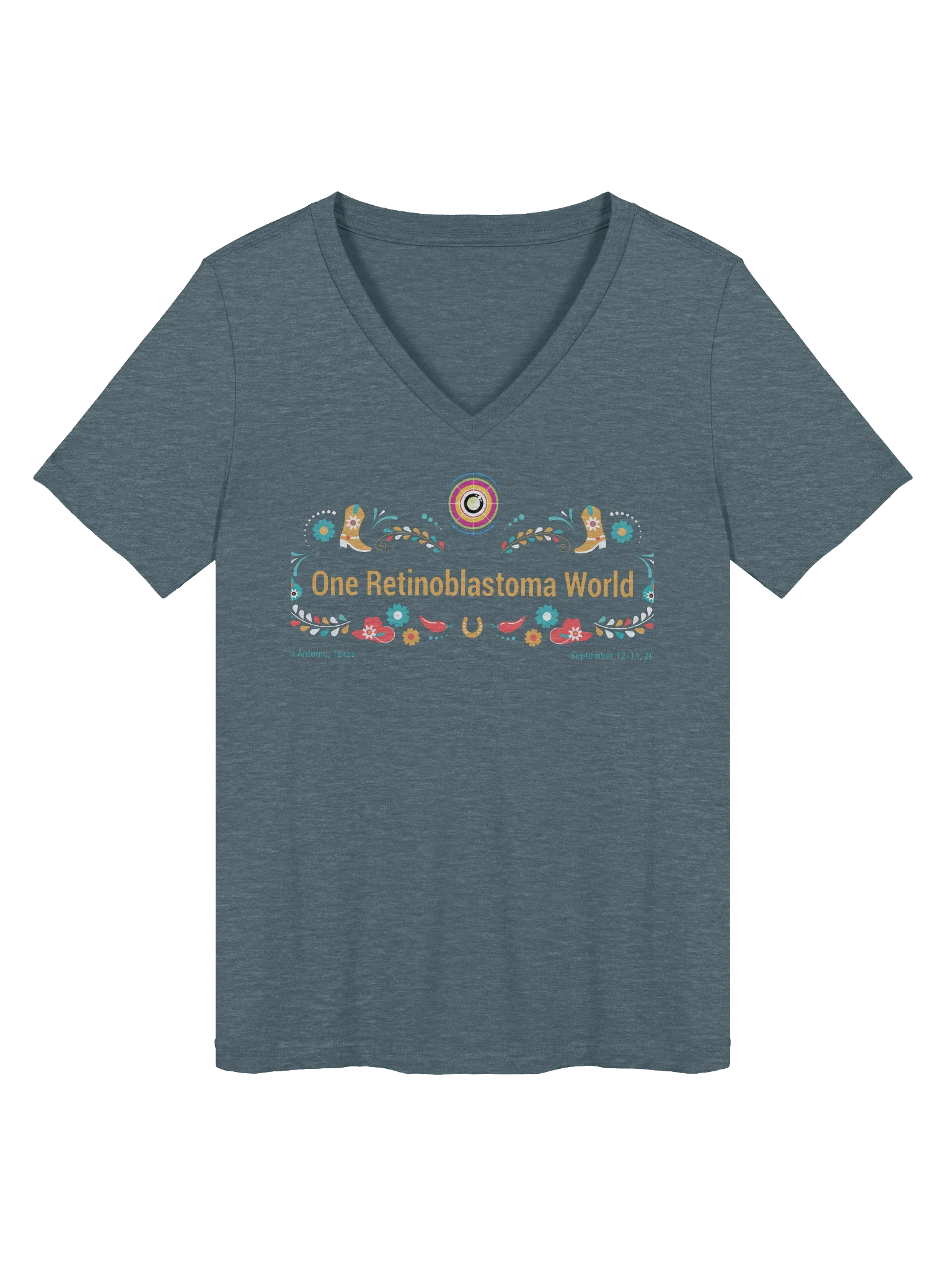 One Rb World 2026 Fiesta Design - Women's V-Neck Shirt product image (1)