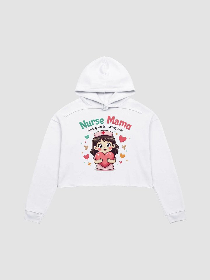 Nurse Mama Heartfelt Crop Hoodie product image (2)