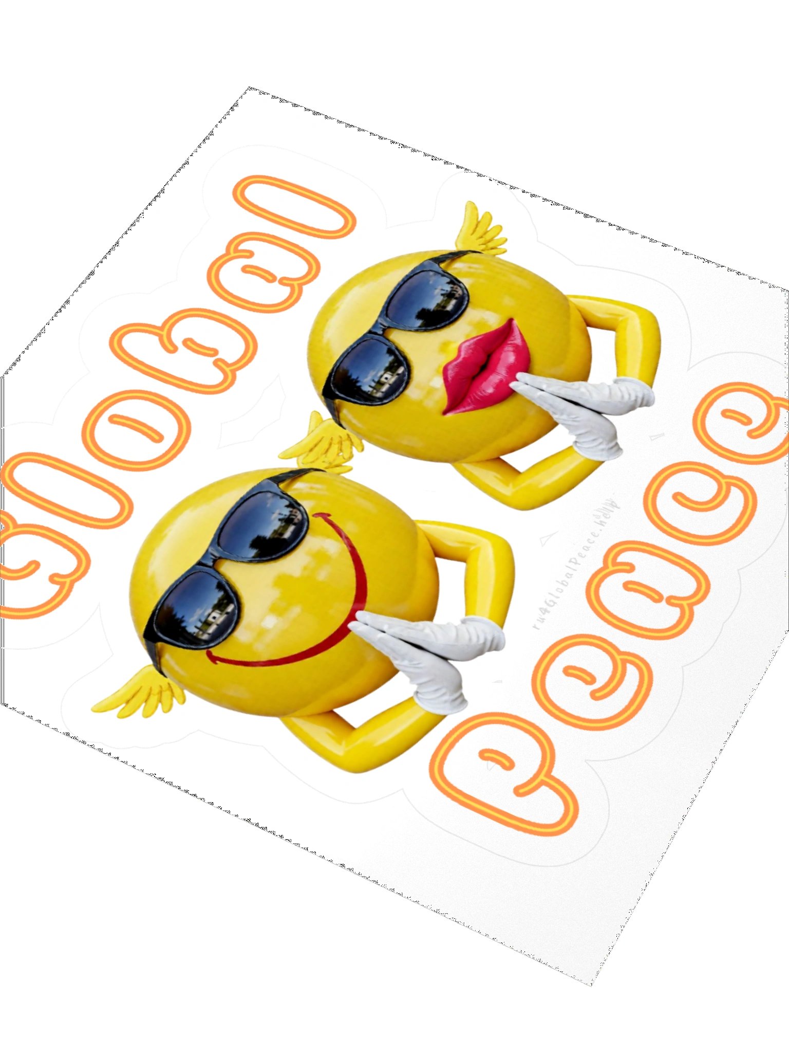 Global Peace he-she emoji Sticker product image (3)