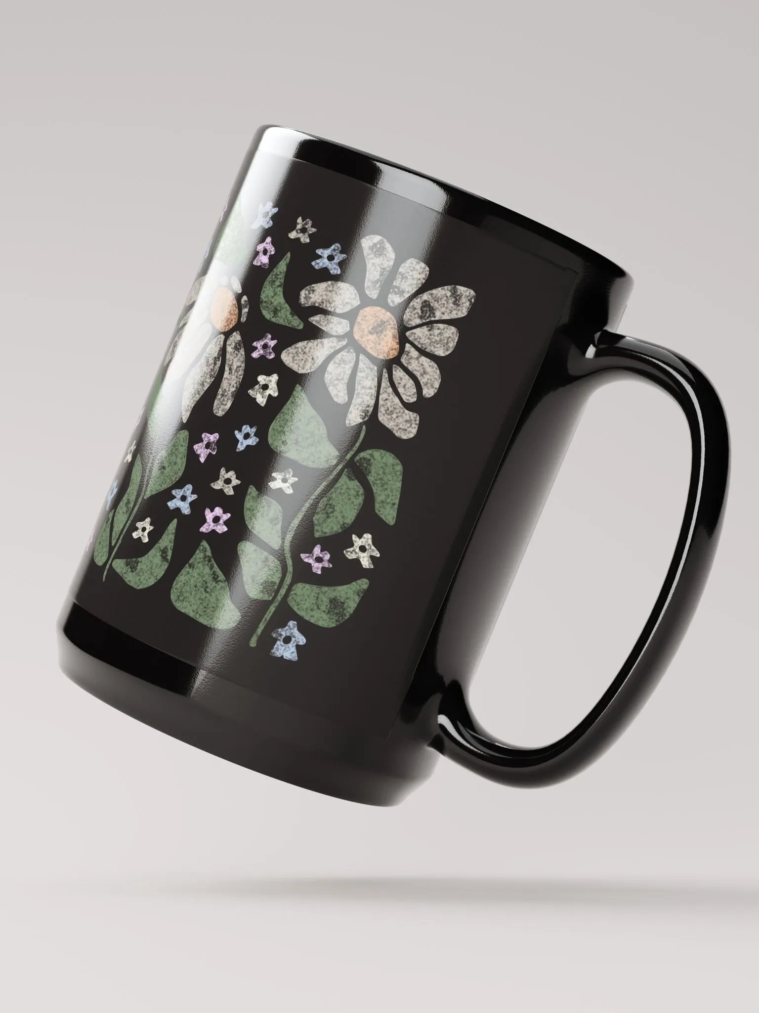 Subtle Meeples Pastel Daisy 15 oz. Mug for Board Gamers product image (4)