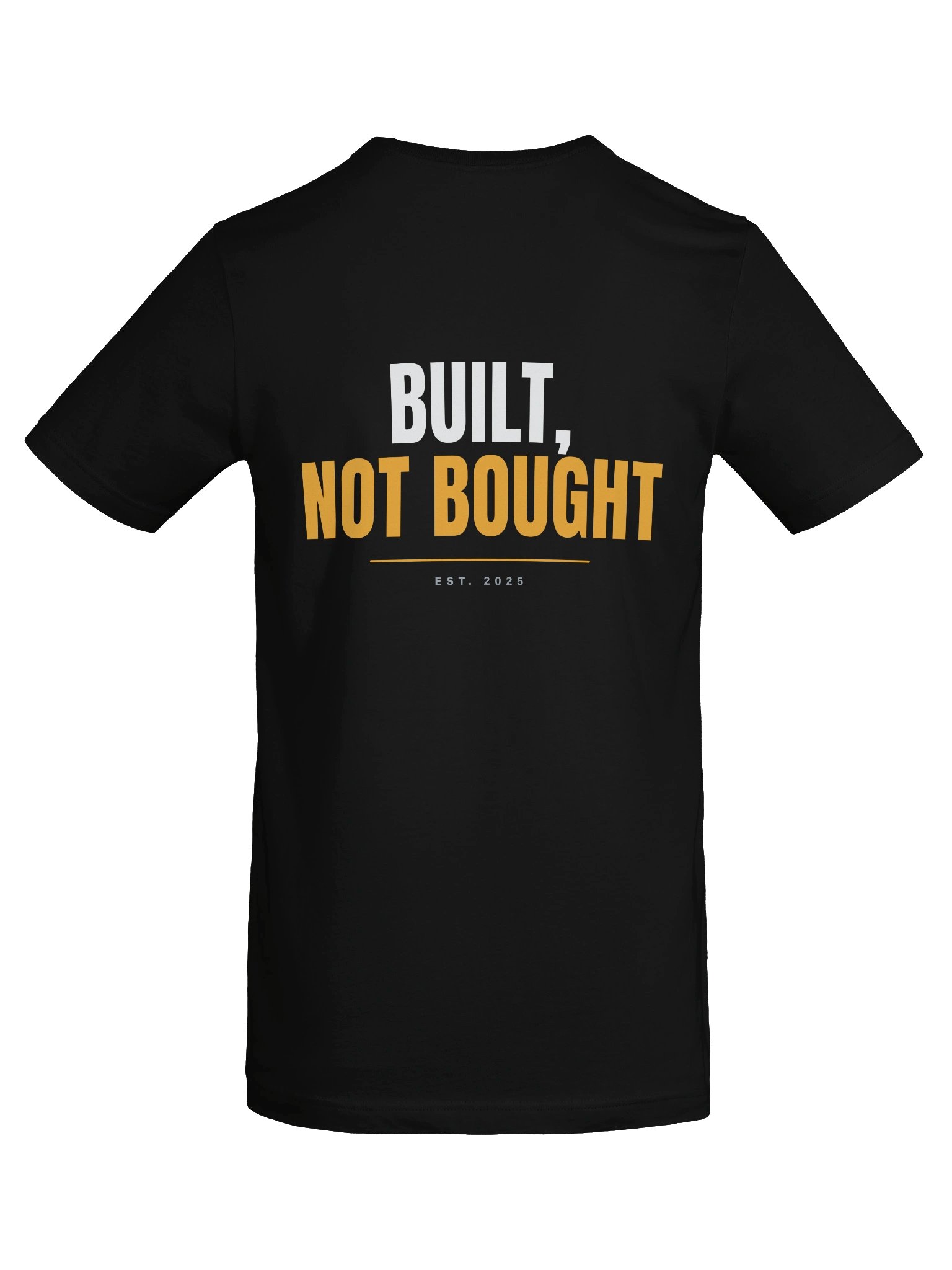 Built, Not Bought Tee — Black (Premium Cotton) product image (6)
