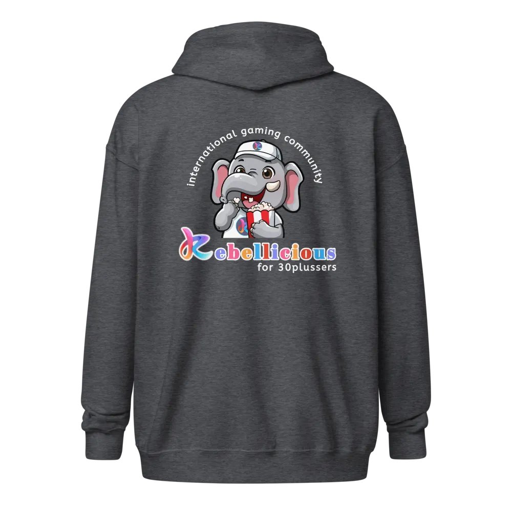 Rebellicious Popcorn Zip Hoodie product image (9)