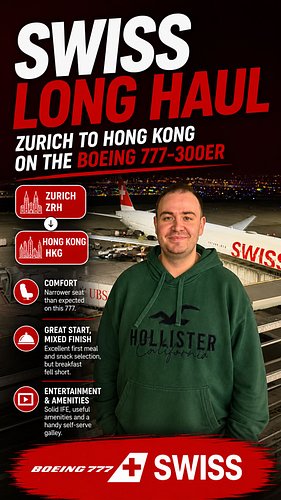 This week, I @flyswiss in their Economy Class on a long-haul journey from Zurich to Hong Kong to see how the airline’s flagsh...