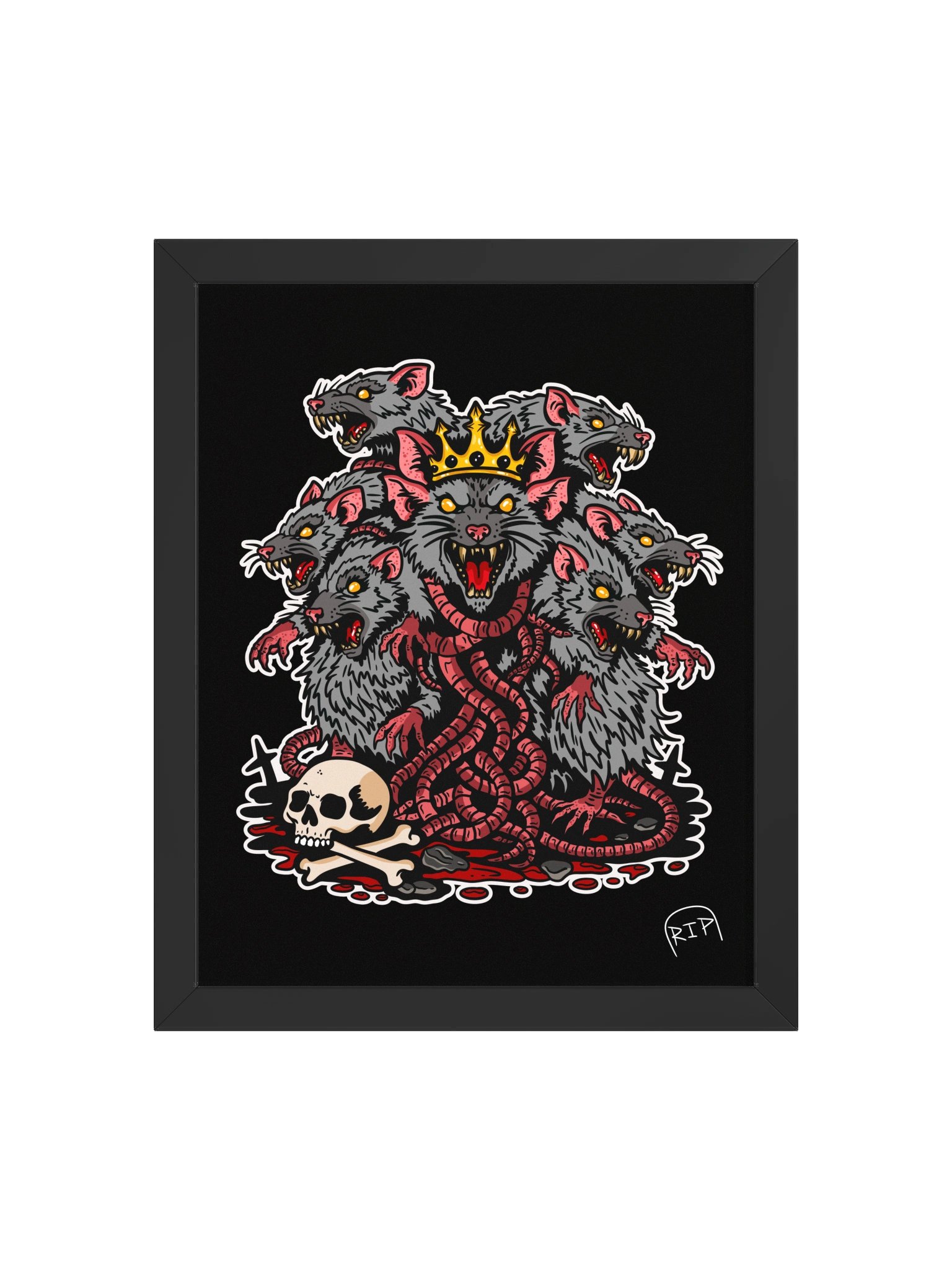 Randy the Rat King- Framed Print product image (1)