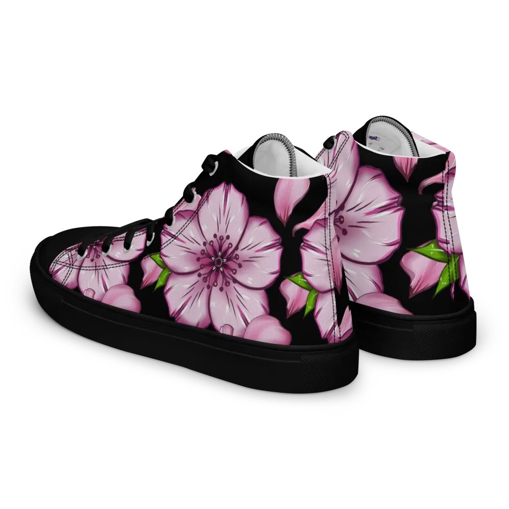 Blossomz & Petalz - Men's High Tops Canvas Shoes product image (6)