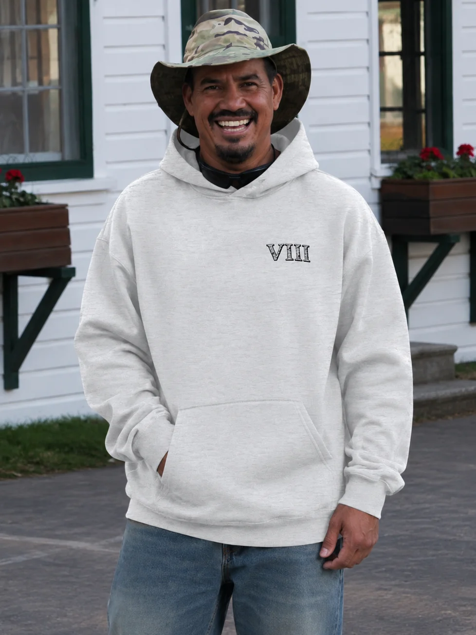 Warrior VIII Hoodie (White) product image (1)