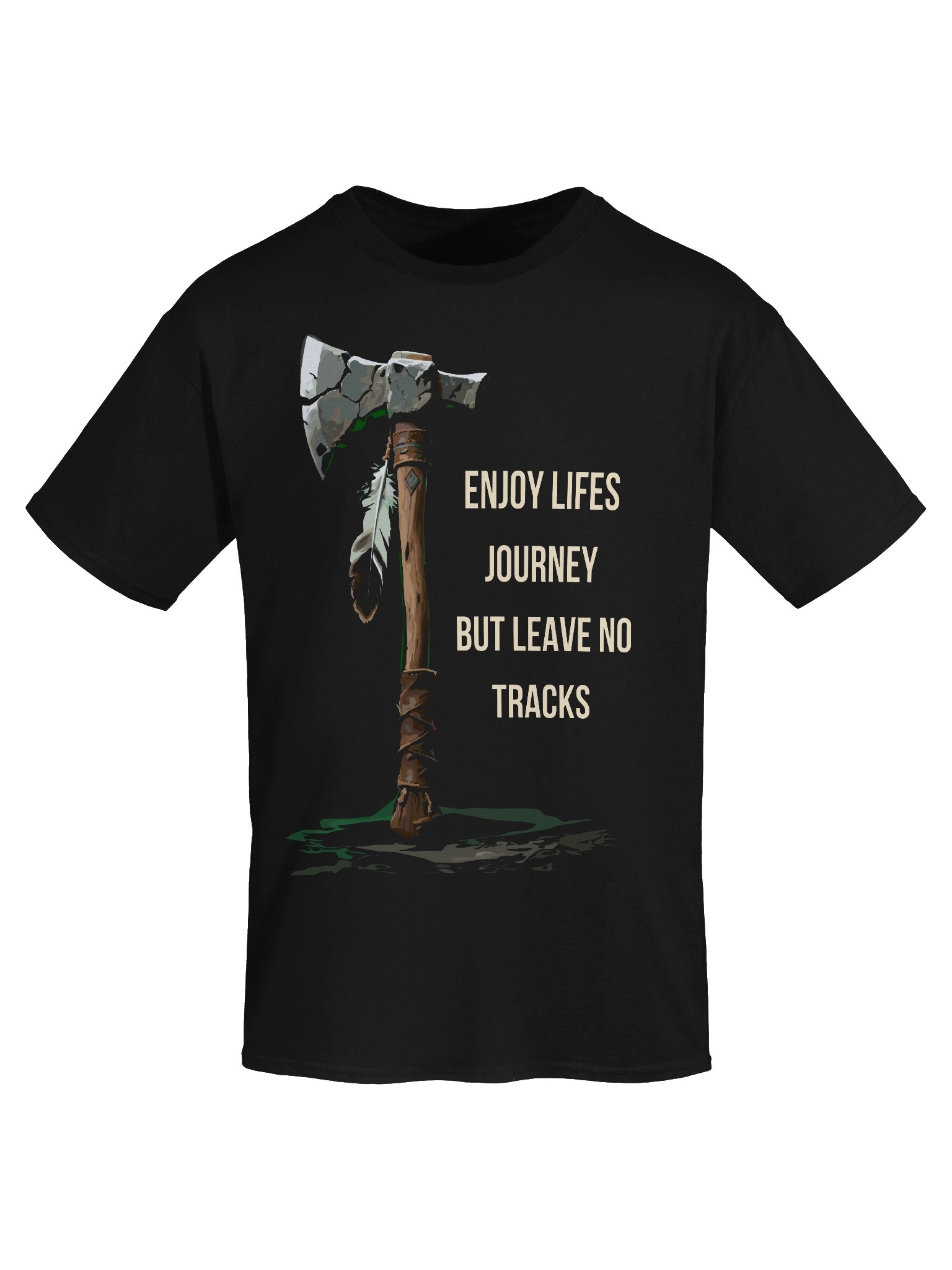 Leave No Tracks Axe Graphic Tee product image (5)