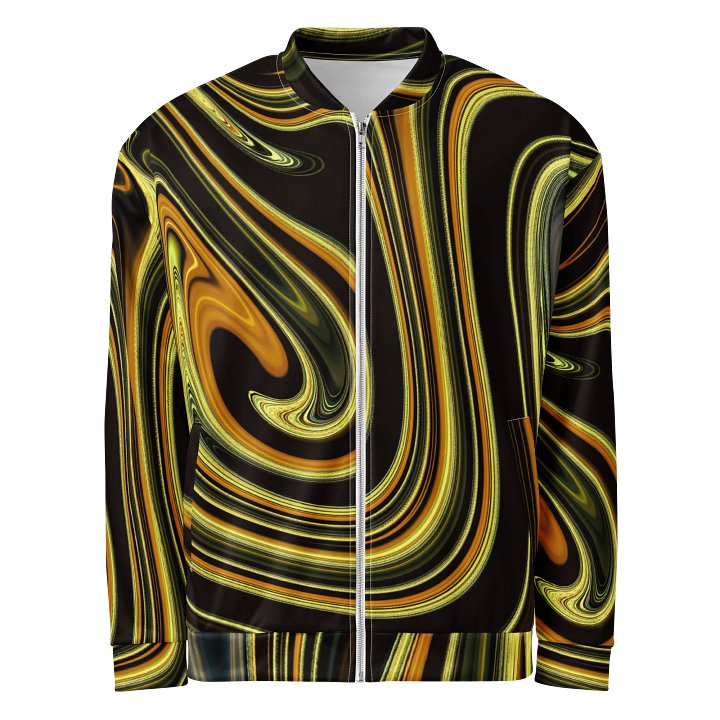 Golden Genesis Swirl | All-Over Bomber Jacket product image (1)