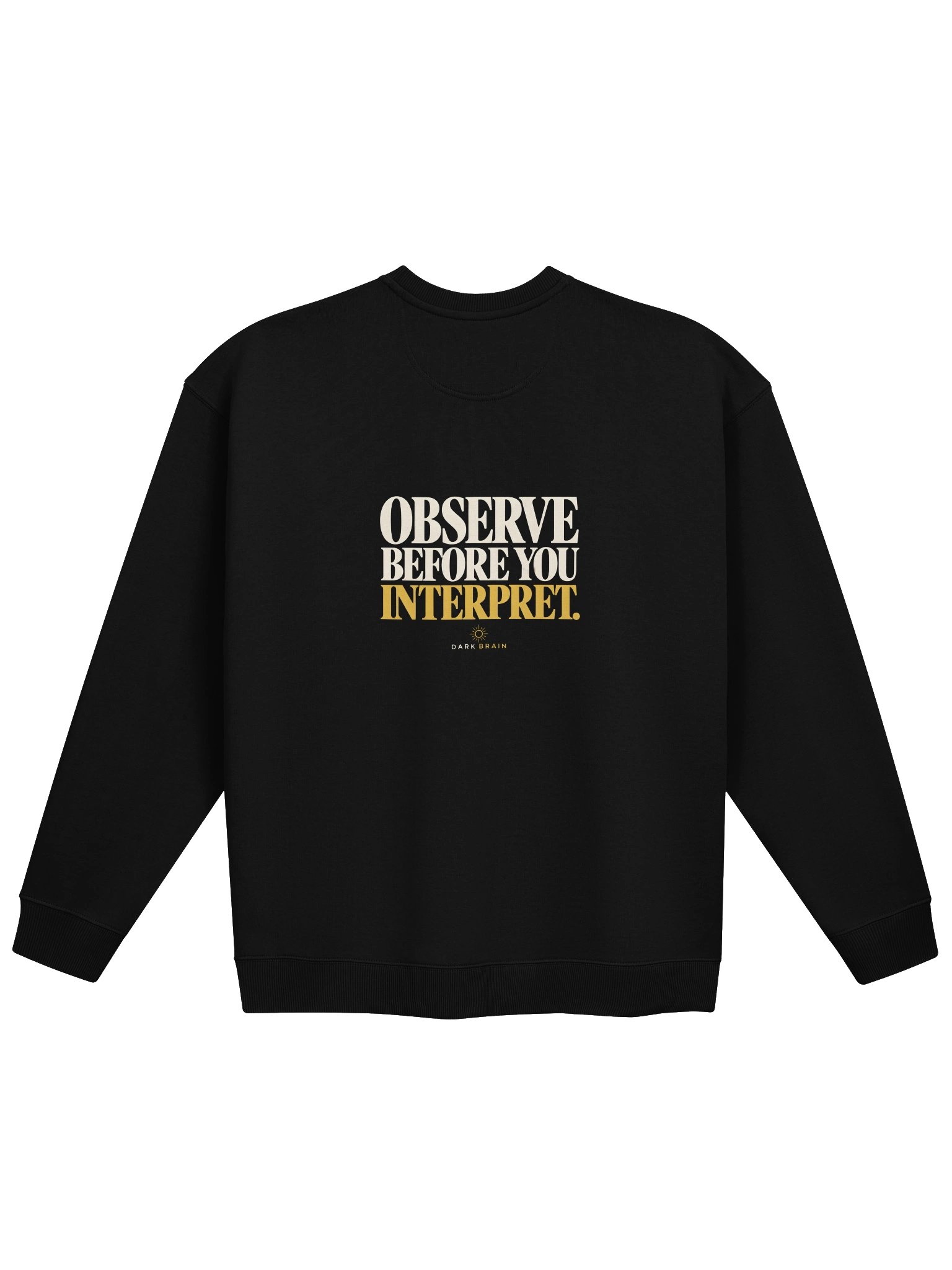 Observe Before You Interpret Sweatshirt product image (2)