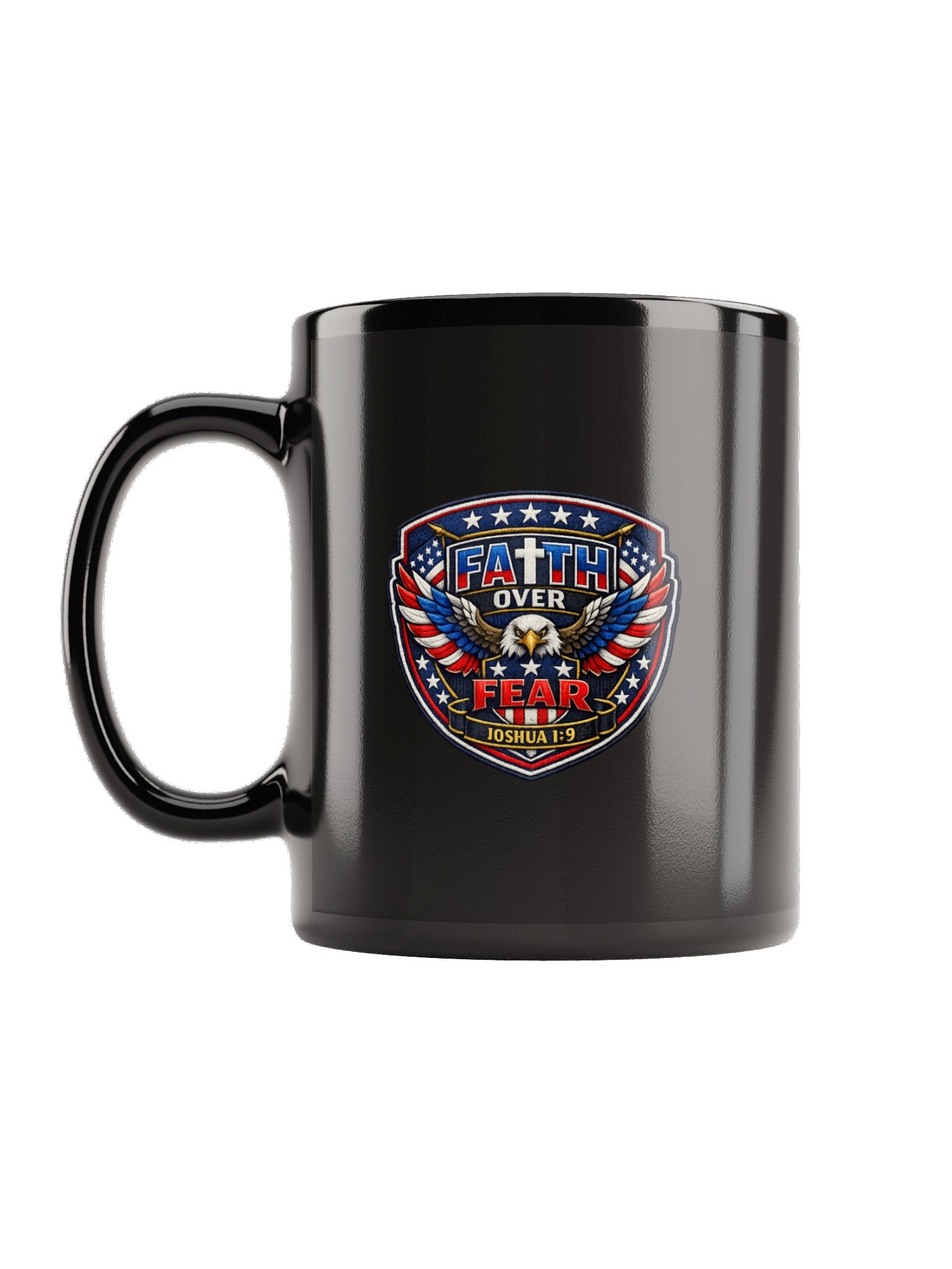 Faith Over Fear Eagle Mug product image (1)