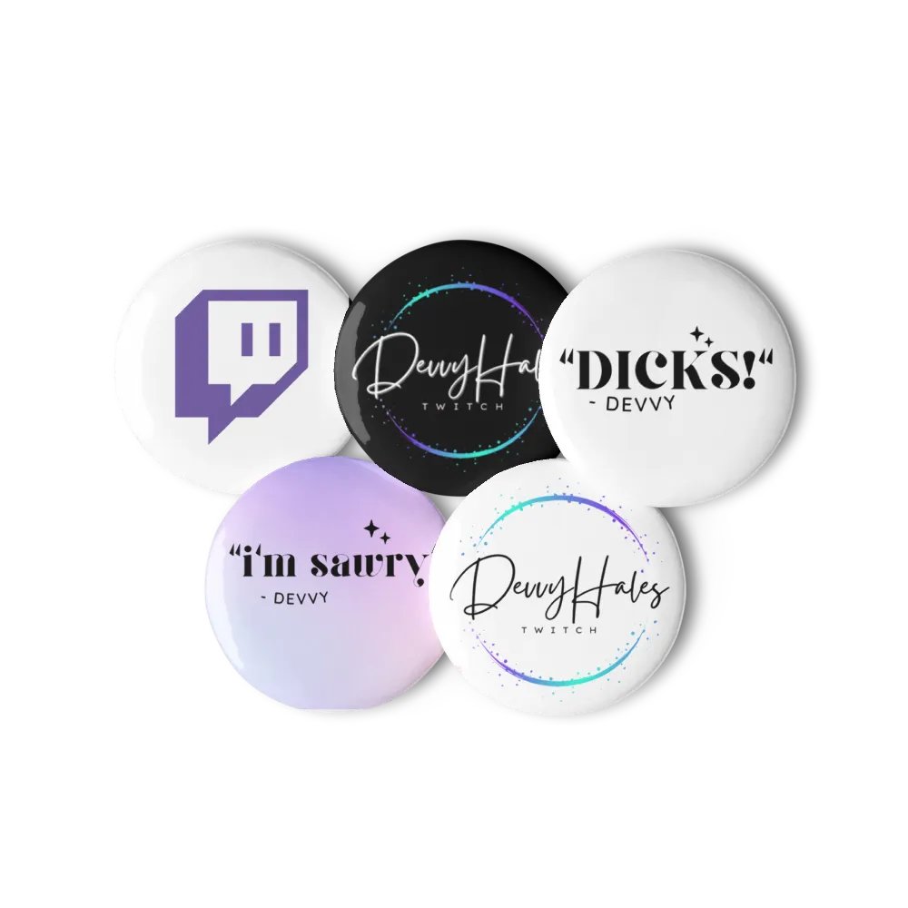 Devvy Twitch Pins product image (6)