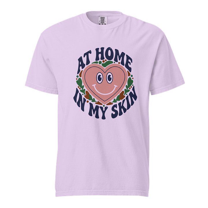 “At Home In My Skin” Pink T.-Shirt product image (1)