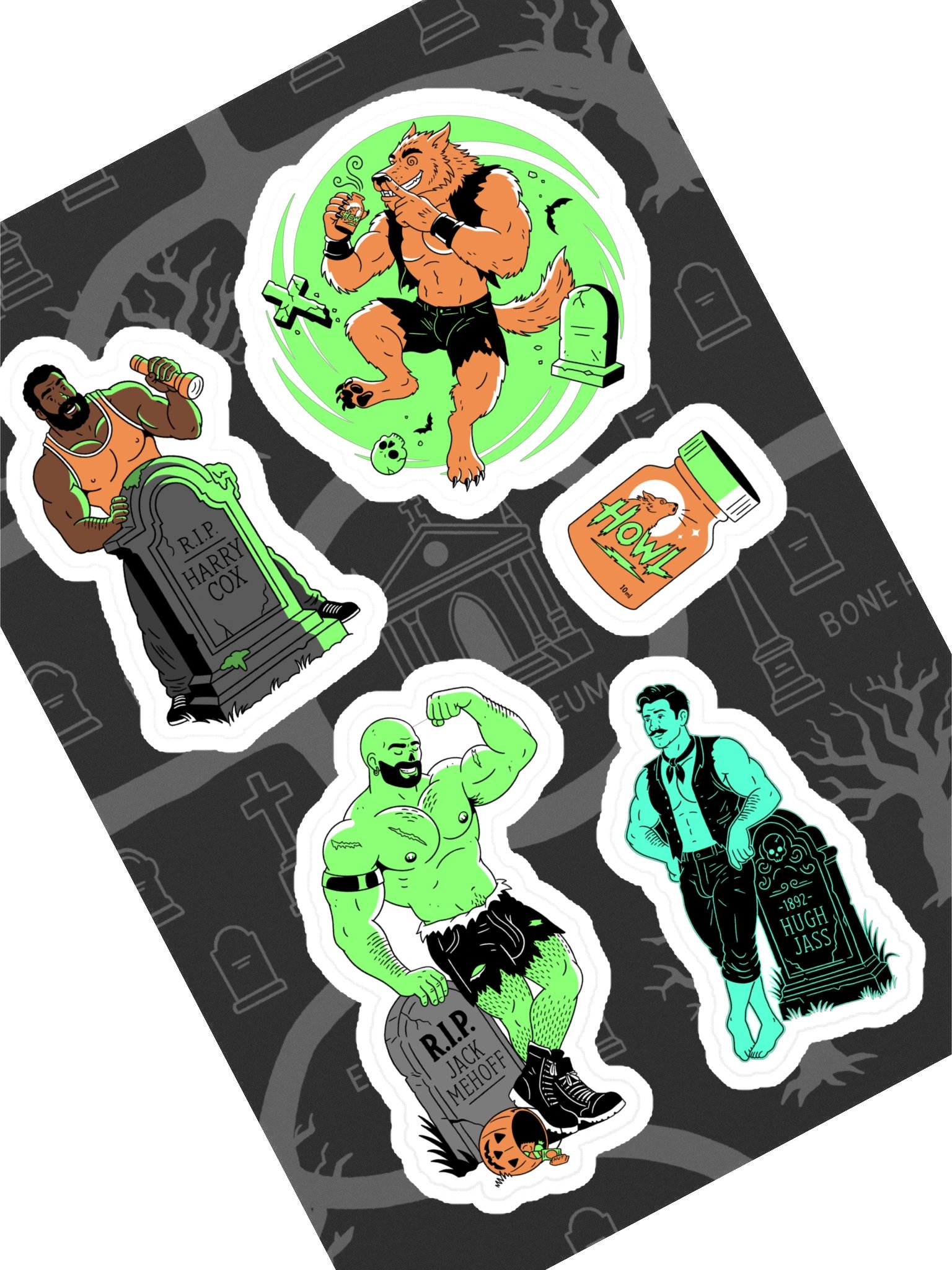 THICC or TREAT 2026 Sticker Sheet product image (4)