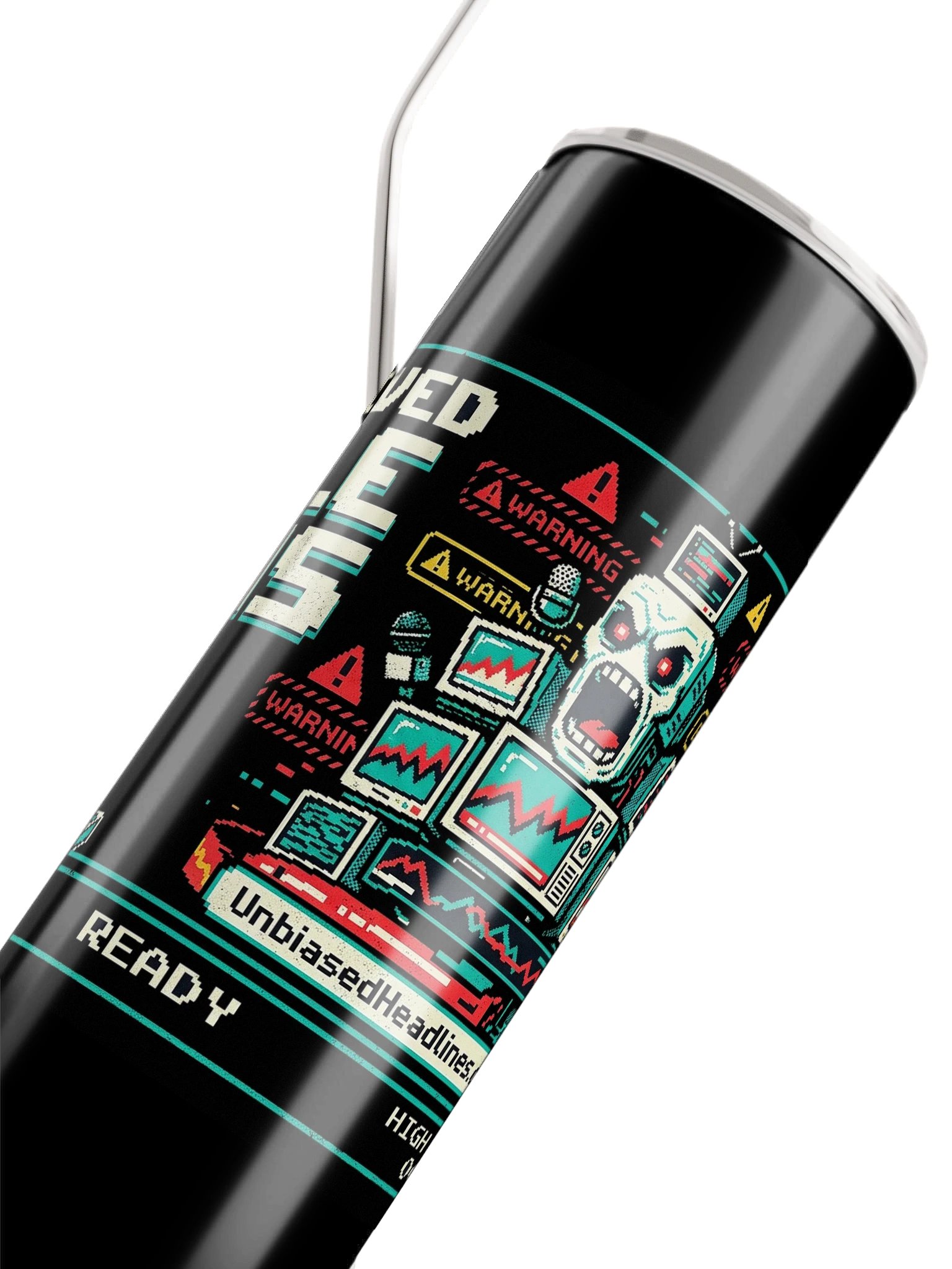 I Survived Cable News (Arcade) Stainless Steel Tumbler product image (5)