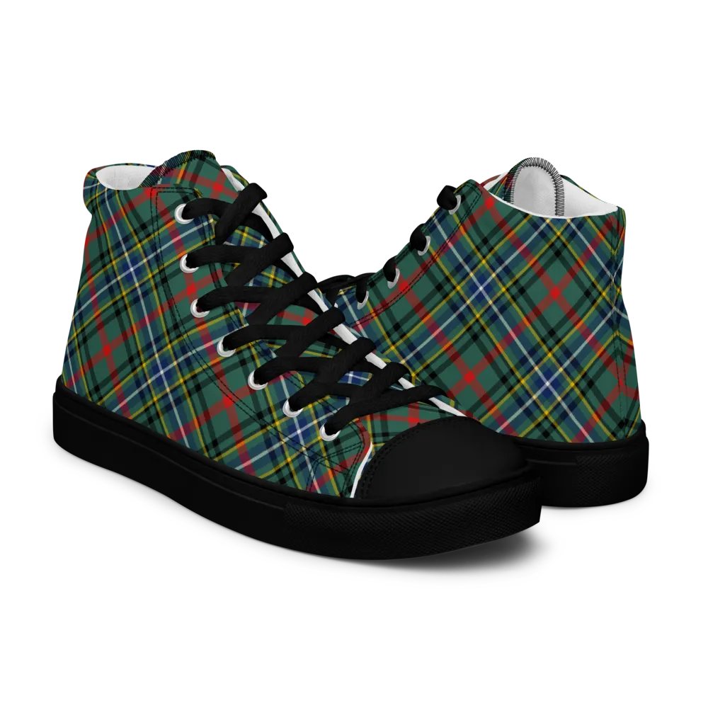 Bisset Tartan Men's High Top Shoes product image (7)