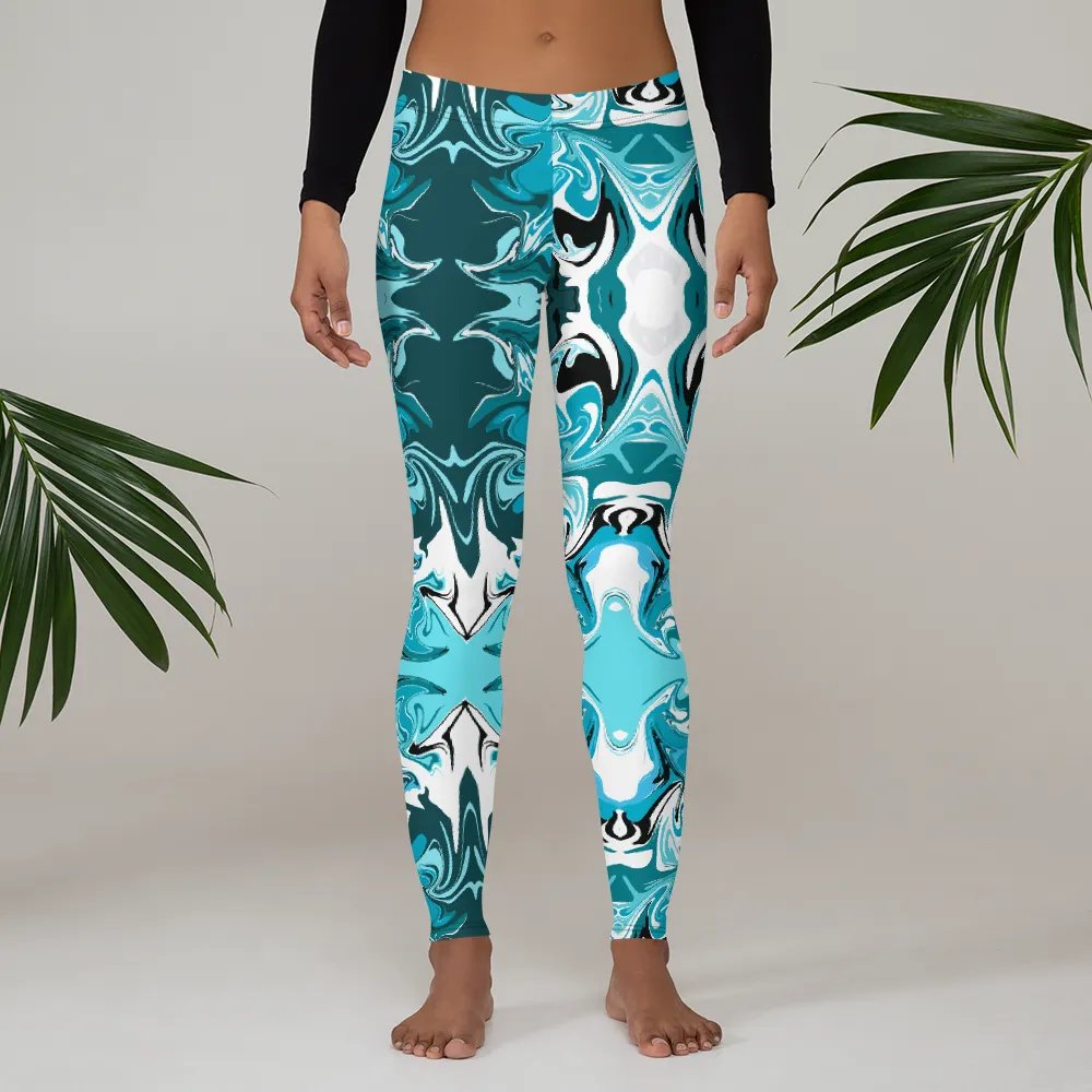 Blue Swirl Leggings product image (6)