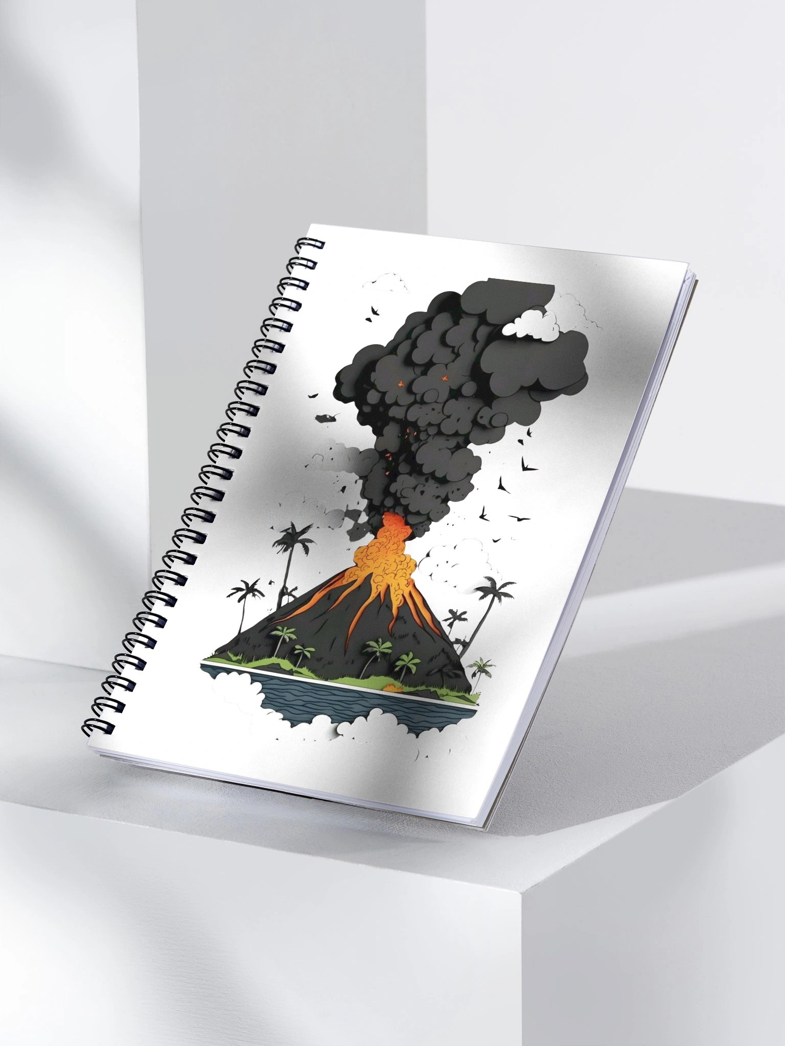 Volcanic Eruption Spiral Notebook product image (3)