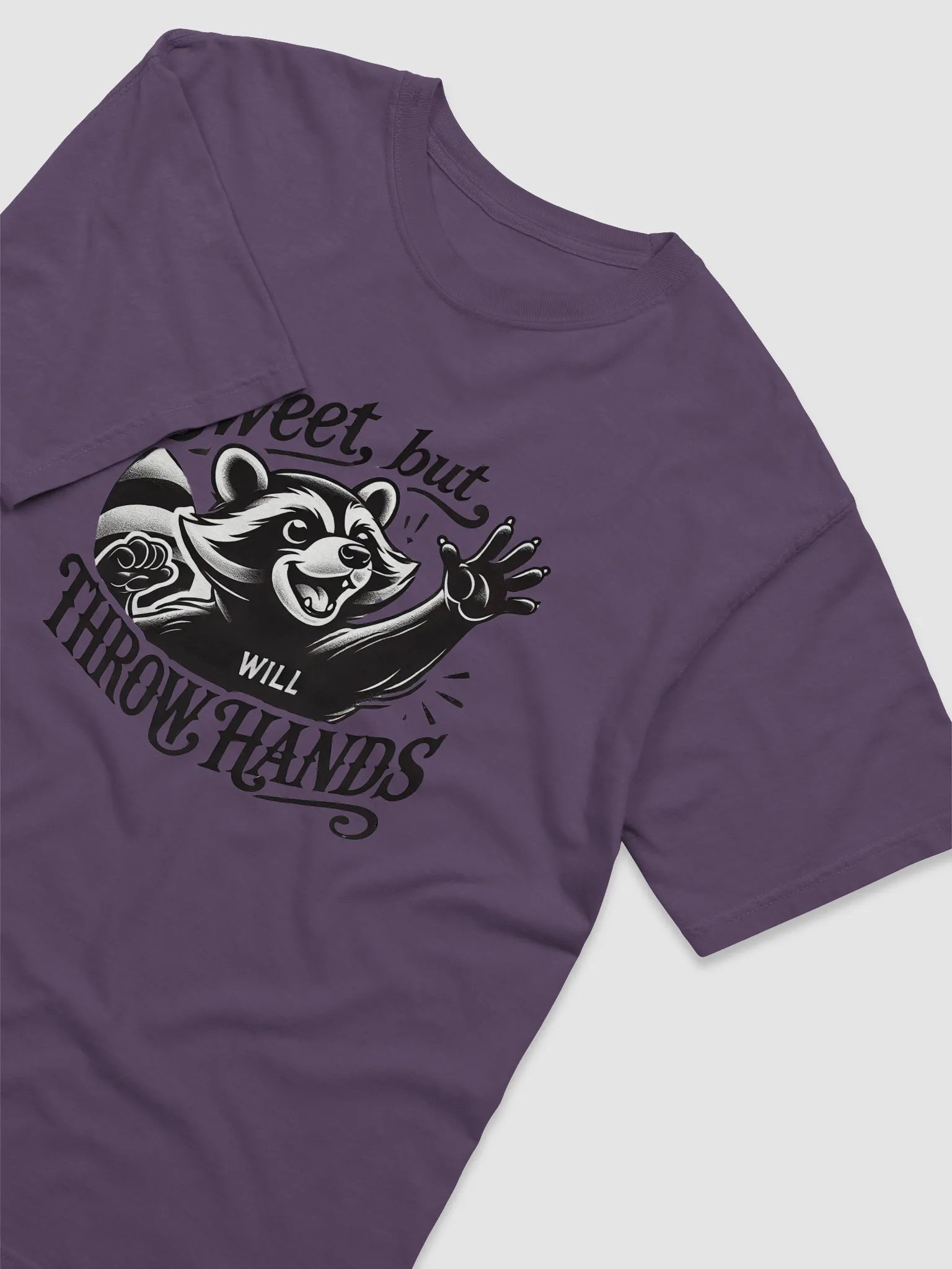 Sweet But Will Throw Hands Shirt product image (5)