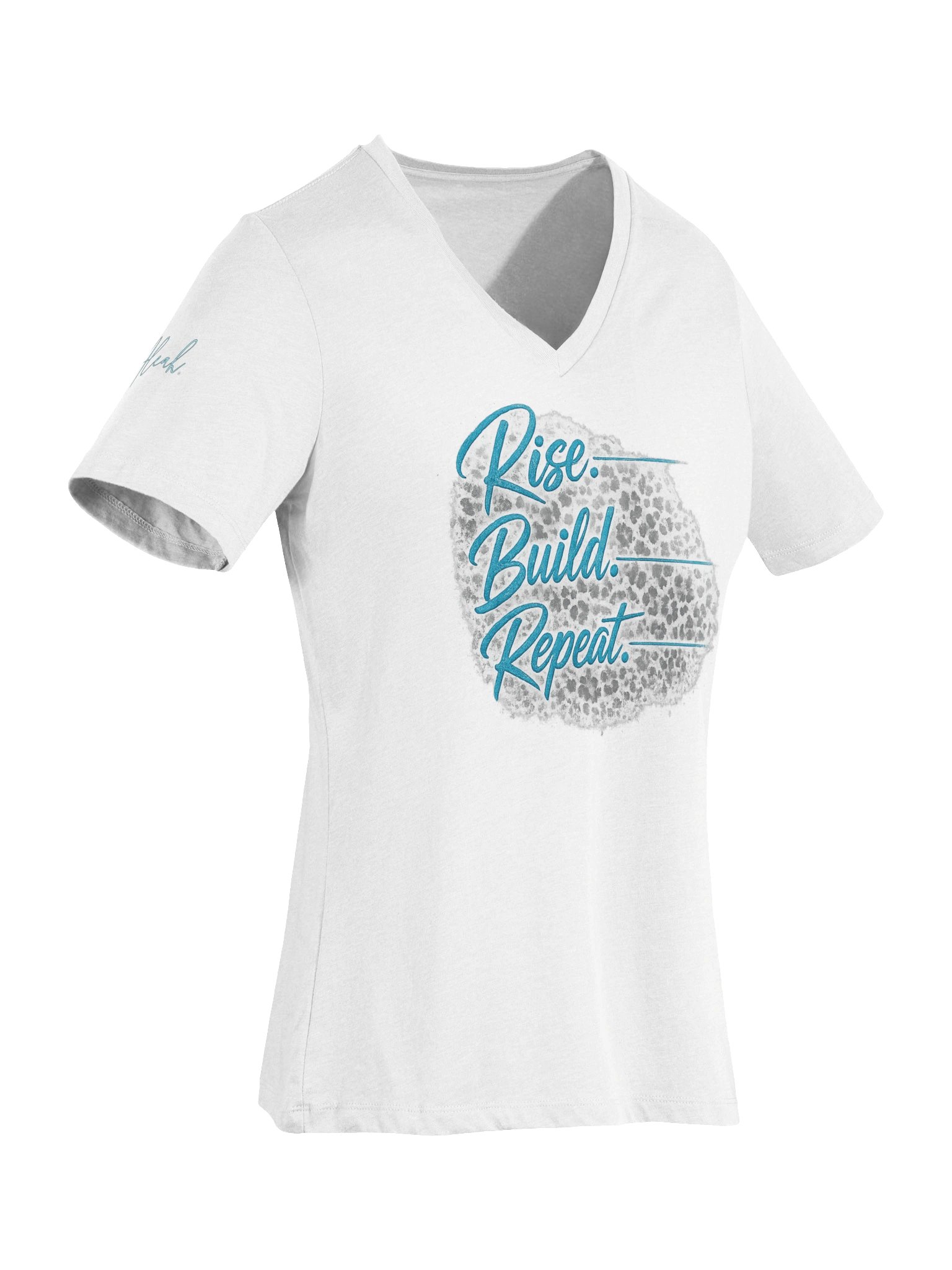 Rise. Build. Repeat. Women's DIY Graphic Tee | Inspirational Builder Shirt | Women in Trades | DIY Gift | Carpenter Shirt | Workshop Apparel product image (6)