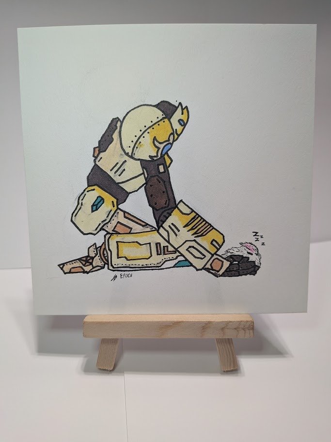 Epoch and Razmatazz (Original 5" x 5") product image (1)