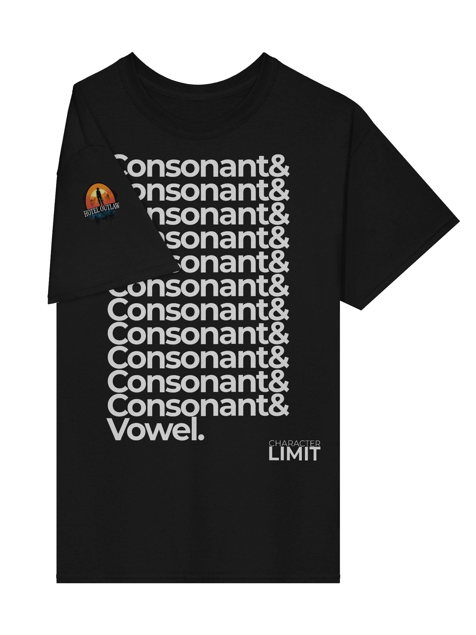 Character Limit Consonant& T-Shirt product image (2)