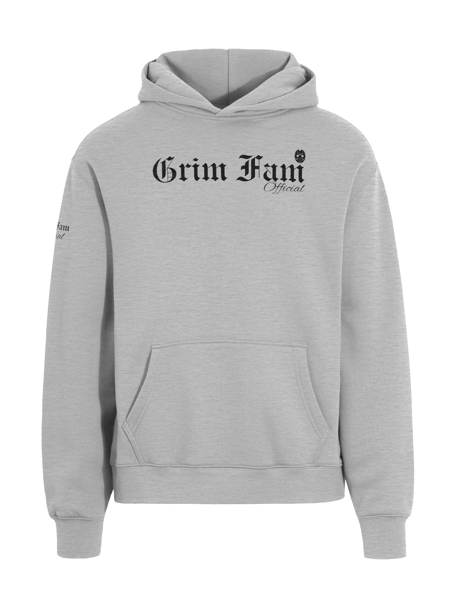 GRIM FAM HOODIE — OFFICIAL - EDITION #1 WHITE product image (3)