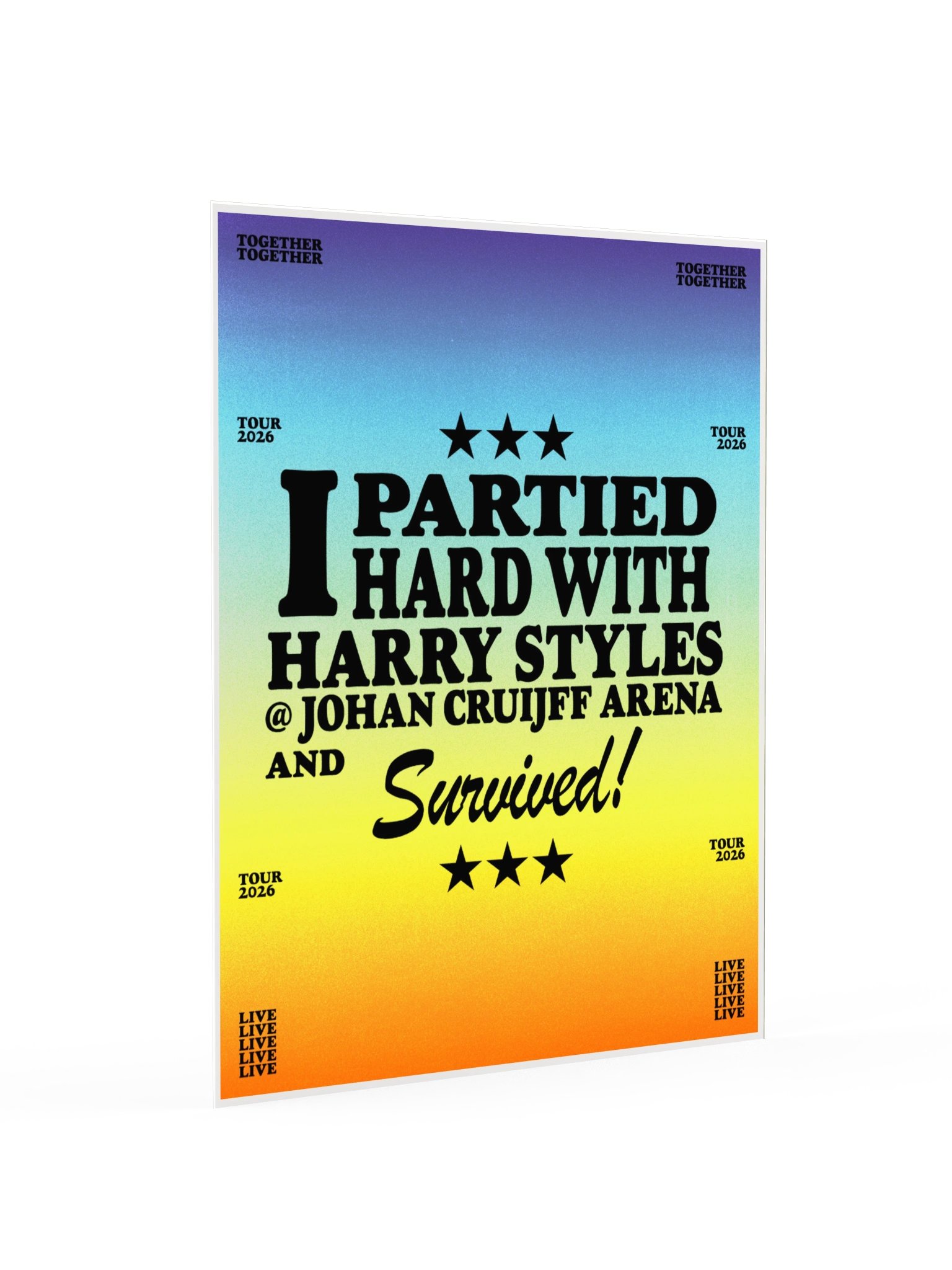 Partied Hard Amsterdam Poster product image (2)