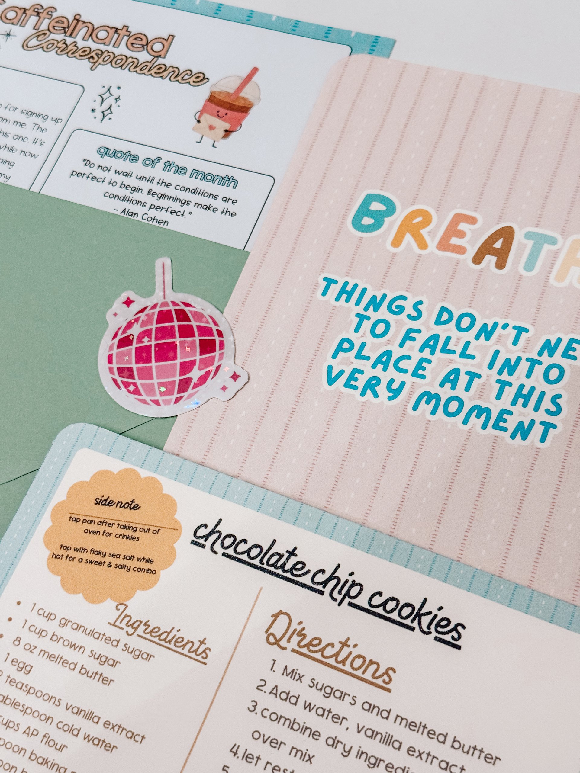 The Caffeinated Correspondence: August Edition product image (1)
